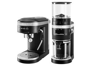 Semi-Automatic Espresso Machine with Burr Coffee Grinder