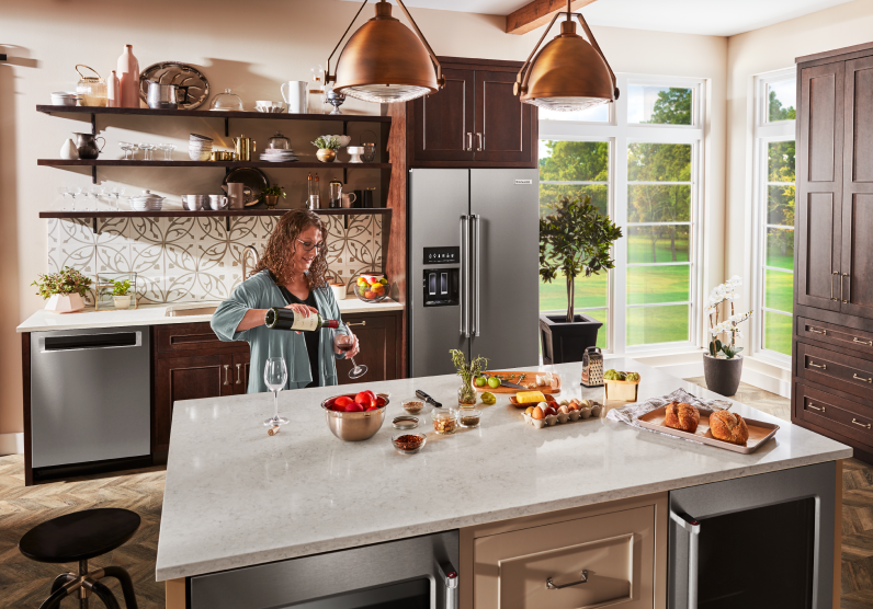  Free delivery, installation and haul-away with your KitchenAid account.